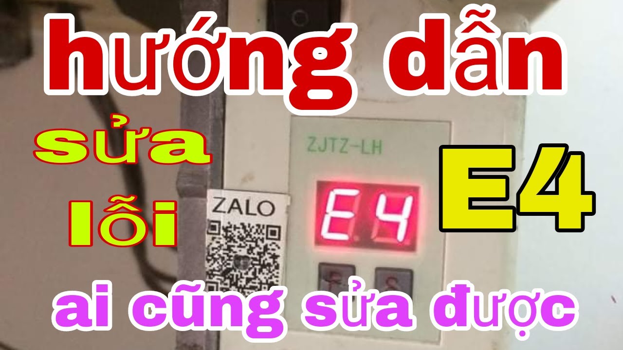 Hướng dẫn sửa lỗi E4 máy vắt sổ jack