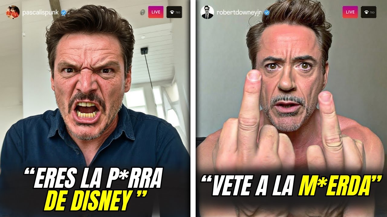 ¡Los Avengers son estúpidos! Pedro Pascal explota tras ser confrontado por RDJ en IG Live