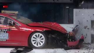 Tesla Model S Краш Тест 4K VIDEO