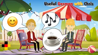 Learn German | Conversation in the garden | Dialog in German with subtitles