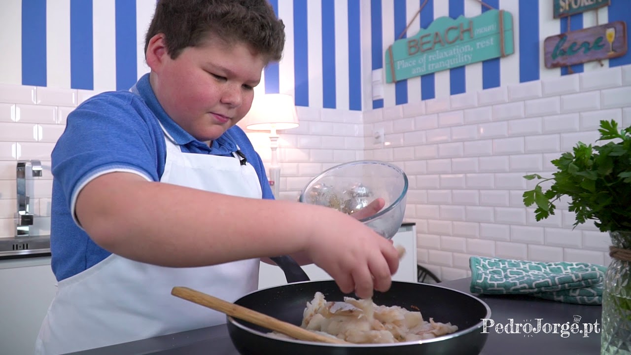 BACALHAU À BRÁS BRASMAR COM BATATA DOCE NO FORNO RECEITA PEDRO JORGE