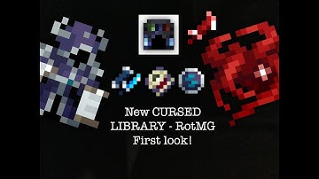 NEW Cursed Library first look! - RotMG - New Dungeon