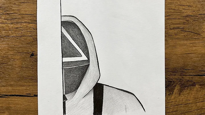 Easy squid game drawing | How to draw squid game guard step-by-step