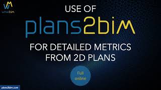 Detailed metrics with Plans2BIM