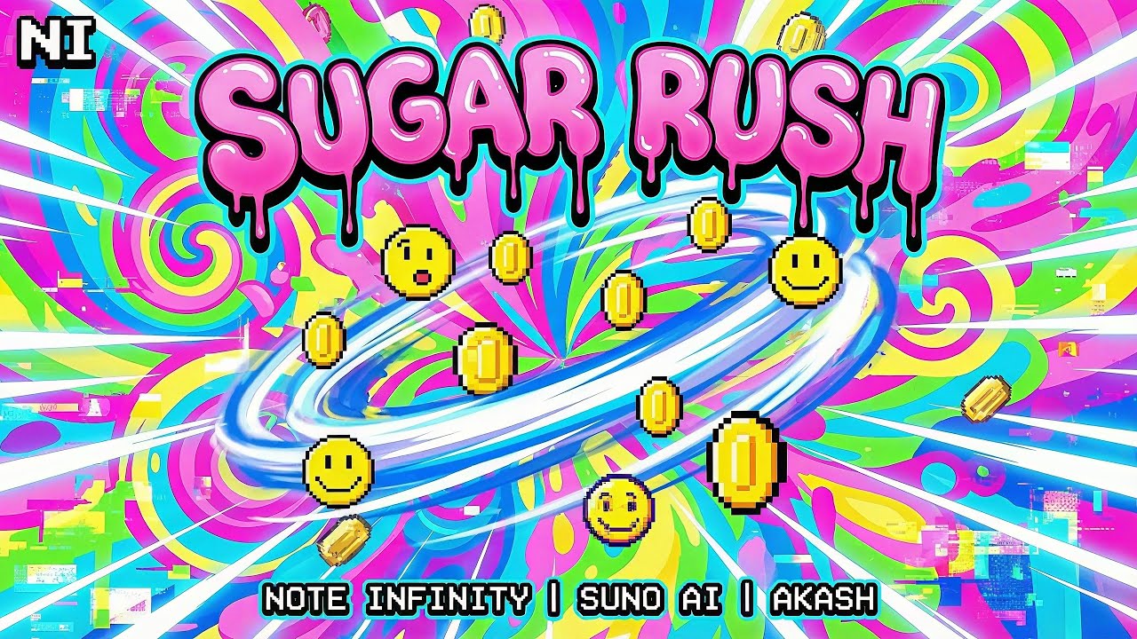 SUGAR RUSH - New World (OFFICIAL VIDEO) | NOTE INFINITY | SUNO AI | AKASH