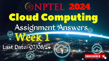 NPTEL Cloud Computing Week 1 Assignment Answers | July 2024