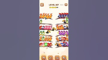 BIRD SORT 2 COLOR PUZZLE GAME🐦      LEVEL 257