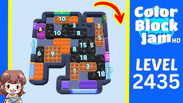 Color Block Jam Level 1525 (2435) Solution Walkthrough