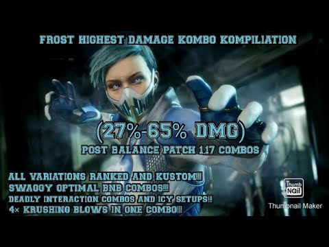"THE ICE QUEEN" Mk11 Frost Highest Damage Combo Video