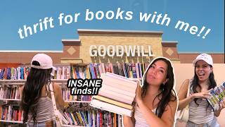 Come Thrifting for BOOKS with me INSANE finds HUGE book haul under 20