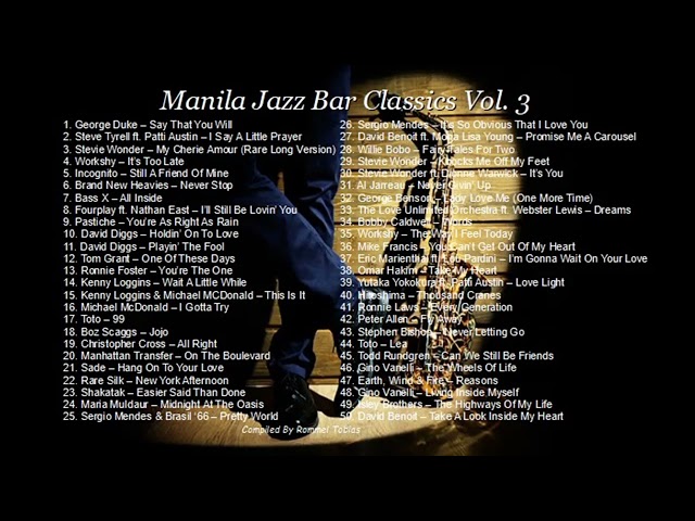 Manila Jazz Bar Classics Vol. 3 - Smooth Jazz Vocals/R&B/Soul Compilation  80s/90s Jazz Fusion class=