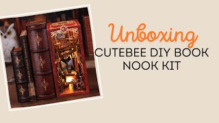 Unboxing CUTEBEE DIY Book Nook Kit