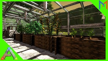 BUILDING A GREENHOUSE & POOP FARM [ARK: Survival Evolved - The Island: Episode 6]