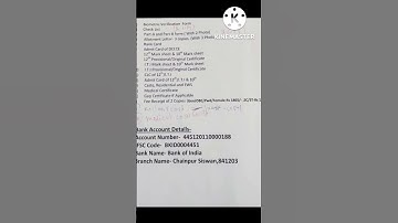 Document requires for bihar polytechnic admission (GP Siwan)#civilengineering #polytechnic