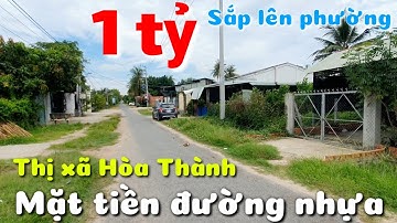 Nhà đất 244m2 đường nhựa 10m giá rẻ 1 tỷ ở gần Chợ Long Hoa thị xã Hòa Thành Tây Ninh