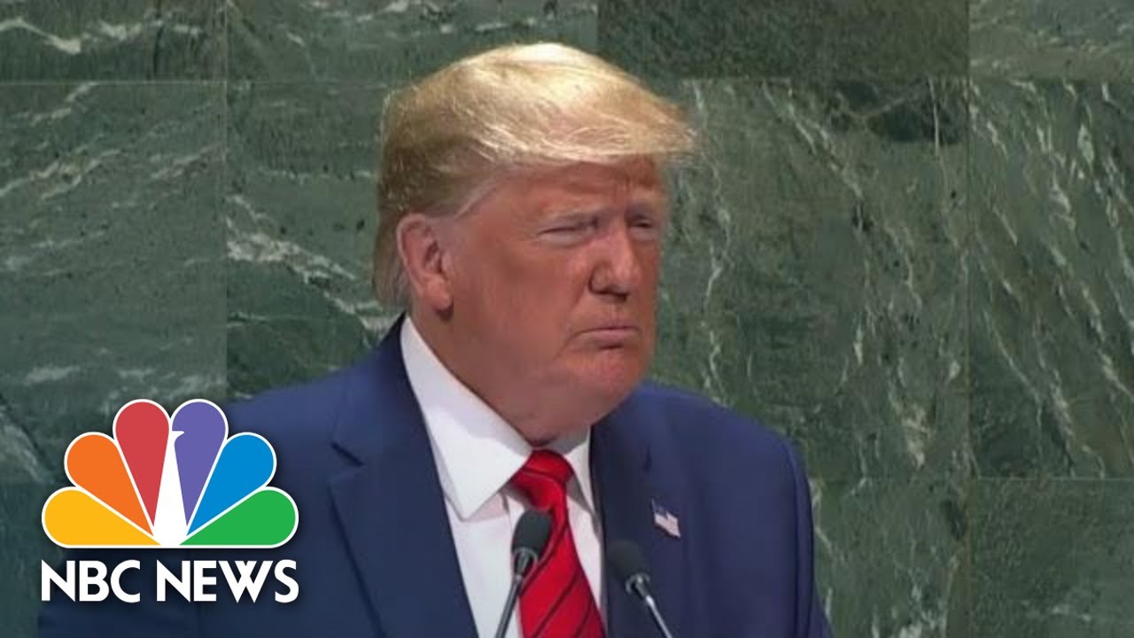 Trump Calls Iran 'One Of The Greatest Security Threats' In Address To U.N. | NBC News