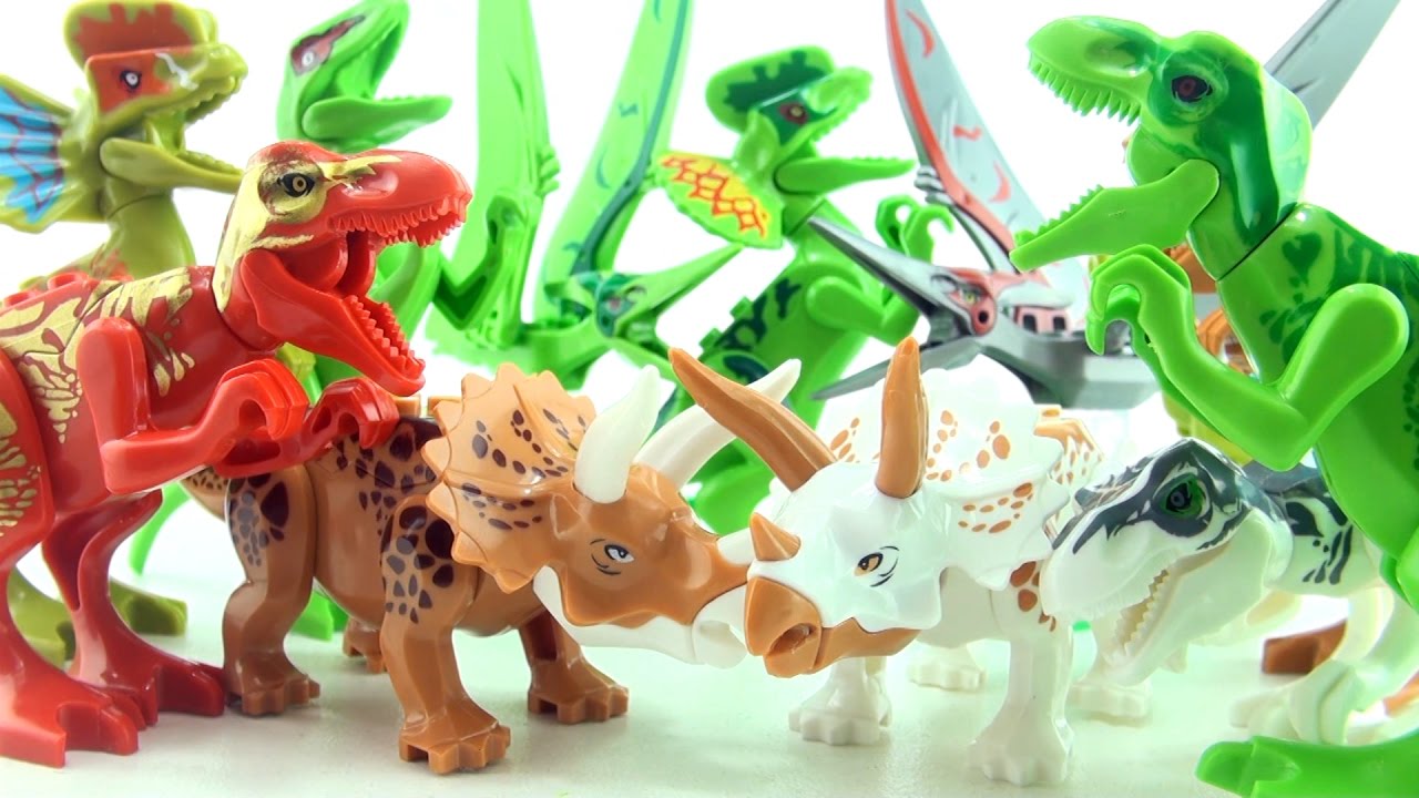 12 NEW Lego compatible Dinosaurs 