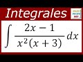 INTEGRACIÓN POR FRACCIONES PARCIALES - Ejercicio 7