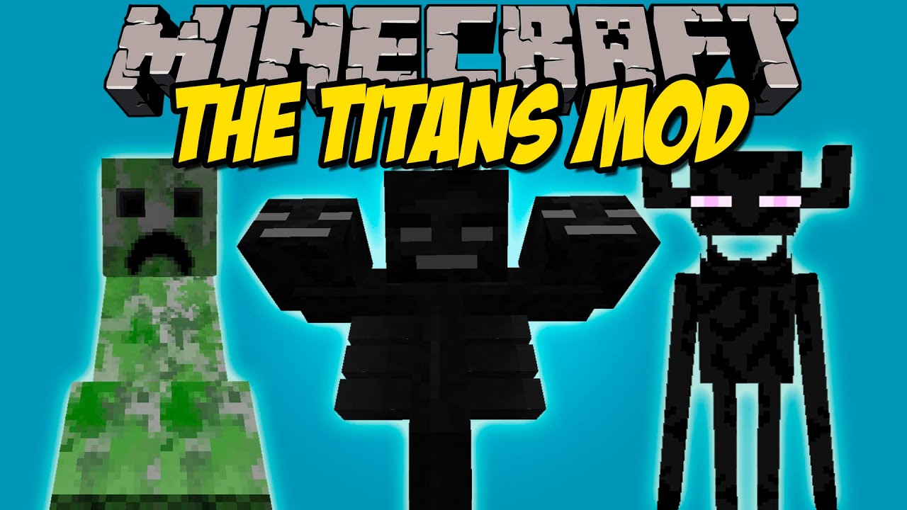 THE TITANS MOD Los Mobs Mas Gigantes De Minecraft Minecraft Mod 1