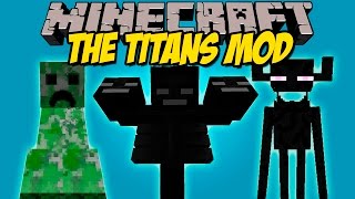 THE TITANS MOD - Los Mobs mas Gigantes de minecraft! - Minecraft mod 1.8 Review ESPAÑOL screenshot 4