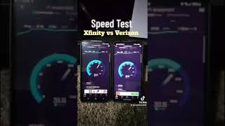 Xfinity Vs Verizon Home Internet Speed Comparison Of 5G Internet.