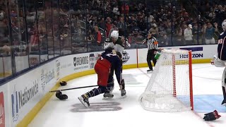 Andrew Peeke Drops The Gloves With Lawson Crouse