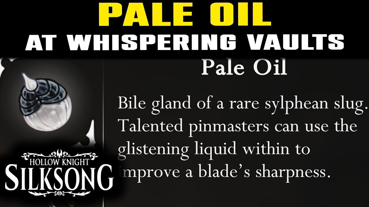 Путеводитель по местоположению PALE OIL в АКТЕ 2 (Шепчущие хранилища) Hollow Knight Silksong | Ле...