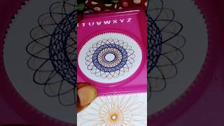 SPIROGRAPH DESIGN ART #spirograph #spirographtutorial #shorts #short #viral #rotary #2024