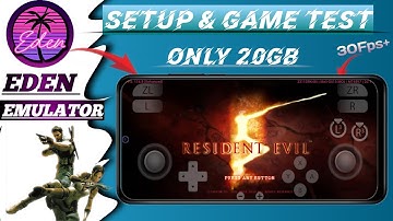 🔥Eden Emulator New Update + Full Setup & Settings | How To Download Resident Evil 5 Android Fps30+🤯
