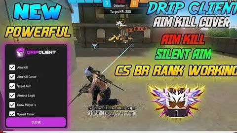 DRIP CLIENT | DRIP CLIENT FREE FIRE MODE MANU | DRIP CLIENT AIM KILL MODE MANU FREE