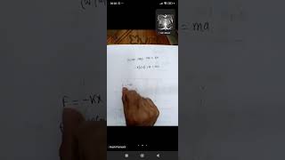 HSC Physics (Periodic Motion: Occillation of a vertical Spring)