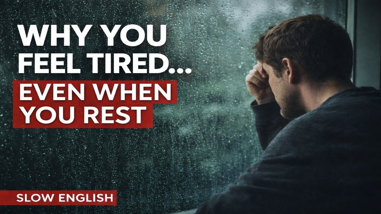 Why You Feel Tired Even When You Rest – Slow English Story