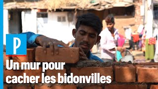 Inde : ils construisent un mur pour cacher un bidonville lors de la visite de Trump