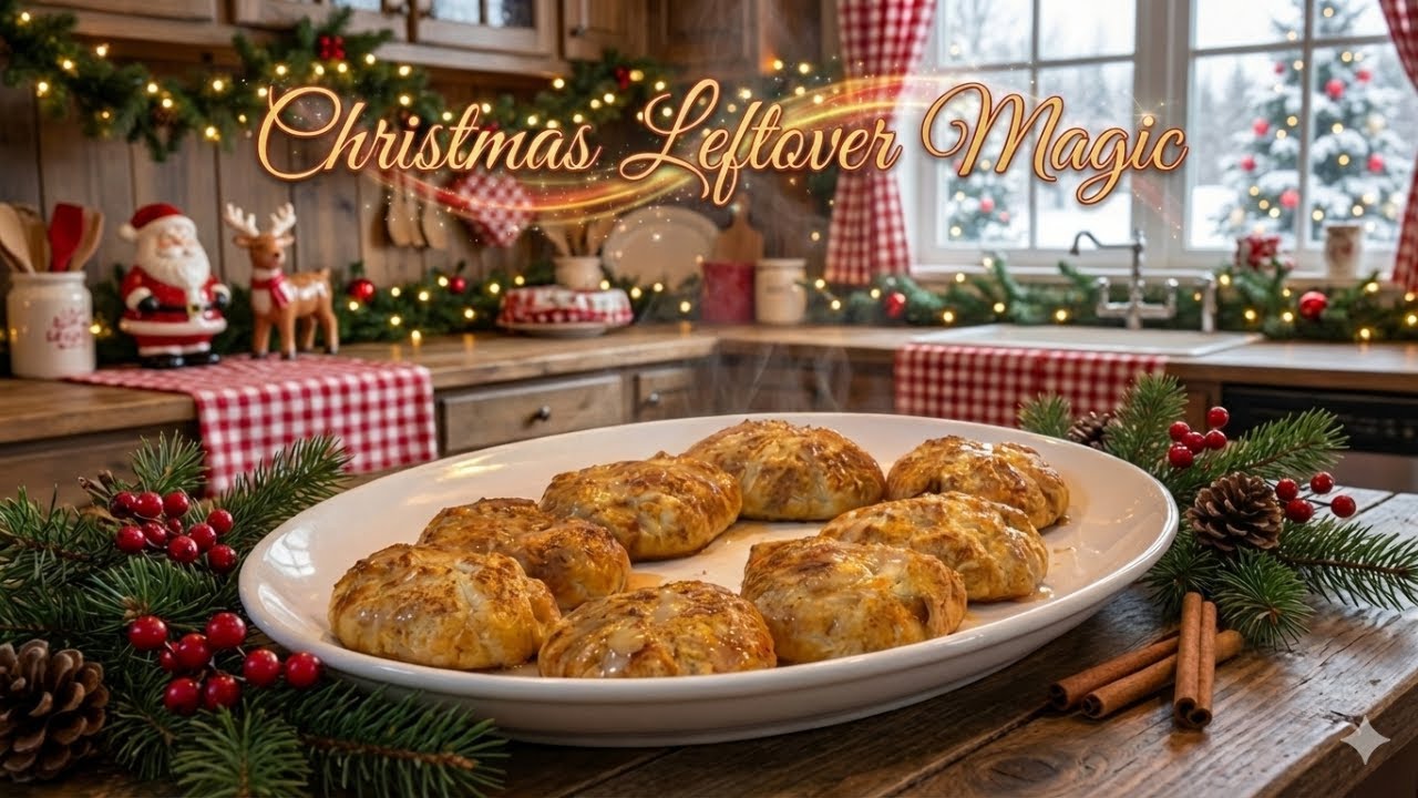 🎄🍠🍎 Уютное рождественское волшебство из остатков еды | Датская выпечка со сладким картофелем и жа...