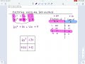 Factoring Trinomials Using the Box Method