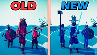 NEW VIKING TEAM vs OLD VIKING TEAM - Totally Accurate Battle Simulator | TABS