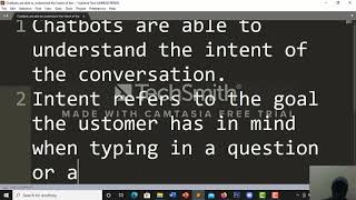Chatbot prototype using Natural Language Processing