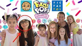 Pikmi Pops Doughmis Launch Party Meet and Greet with Cookie Swirl C and Tic Tac Toy Fmaily