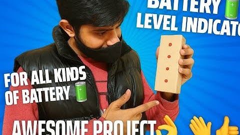 DIY Battery Level Indicator Circuit | Easy LED Battery Meter (Beginner Electronics Project)