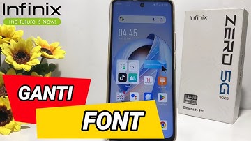 Cara Ganti Font Di Hp Infinix Zero 5g 2023 | Ubah Jenis Tulisan Infinix