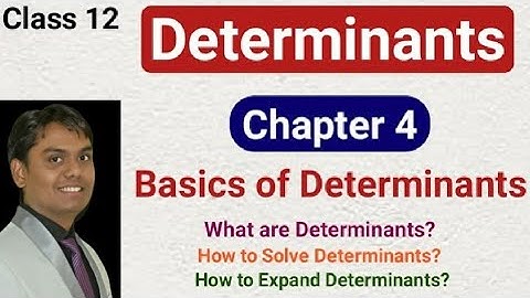 Chapter 4 Determinants | Properties of determinant Class 12 Maths_Class 12 Maths RBSE Part - 8