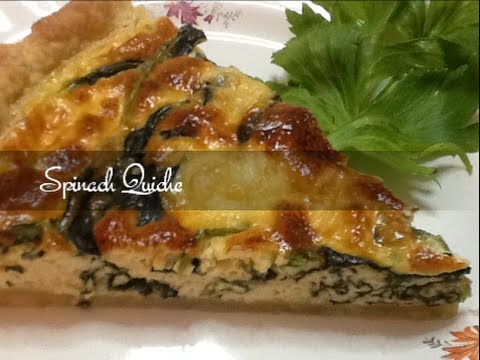 Spinach Quiche - Easy Recipe - SuperSimpleKitchen