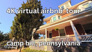 4K Virtual Airbnb Tour in Camp Hill, Pennsylvania 