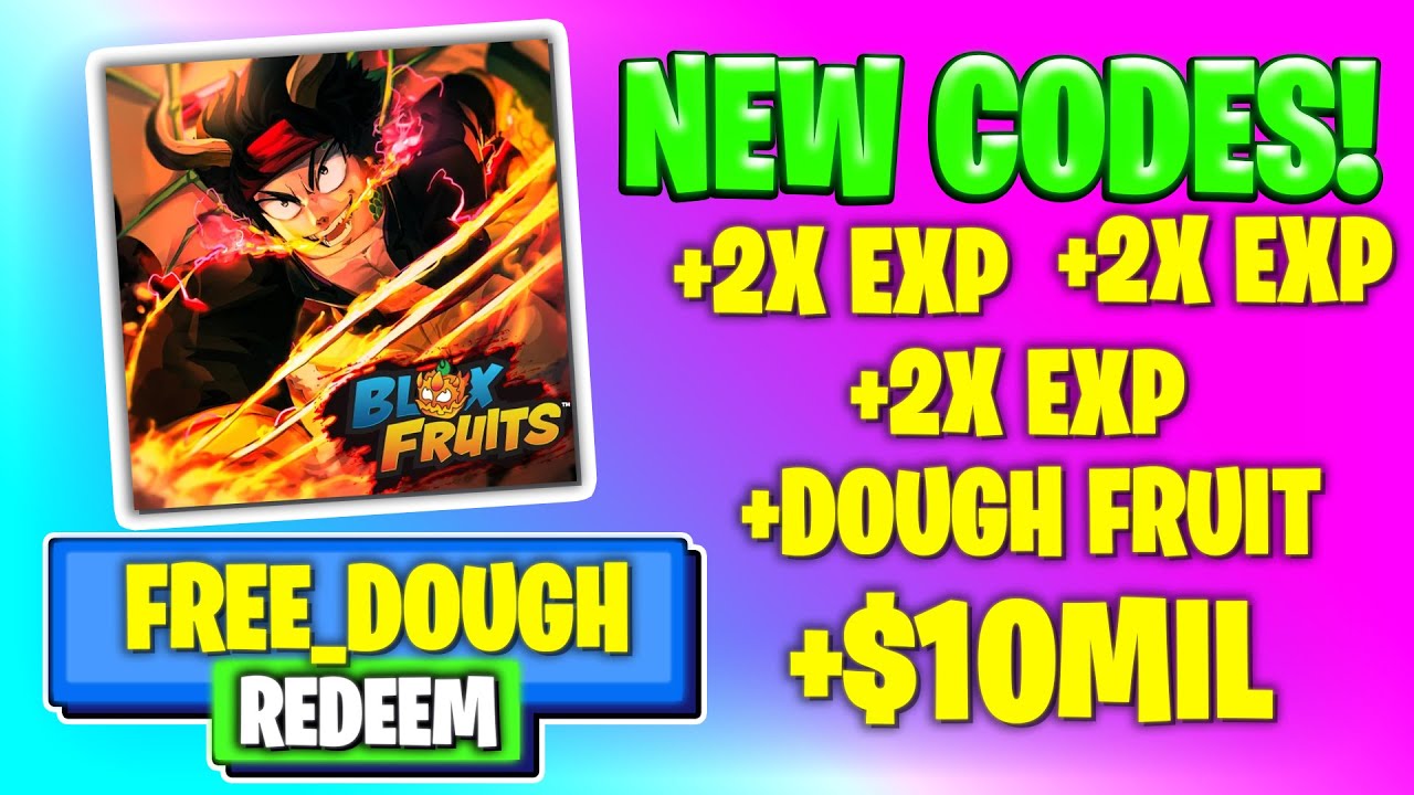 Blox Fruits (DOUGH FRUIT CODE!) ALL *NEW* SECRET OP CODES!? Roblox Blox ...