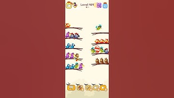 bird sort color game level 464 #gameartdesign #games #gameplay #gamedesign #gamedevelopment #gameart