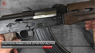 Zastava Arms USA ZPAP92 Alpha AK Pistol Tabletop Review and Field Strip