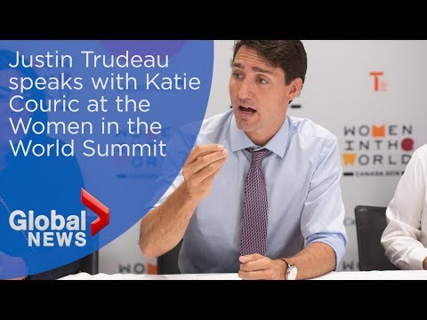 WATCH LIVE: Justin Trudeau speaks at Women in the World Summit