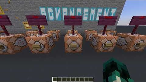 The Advancement command