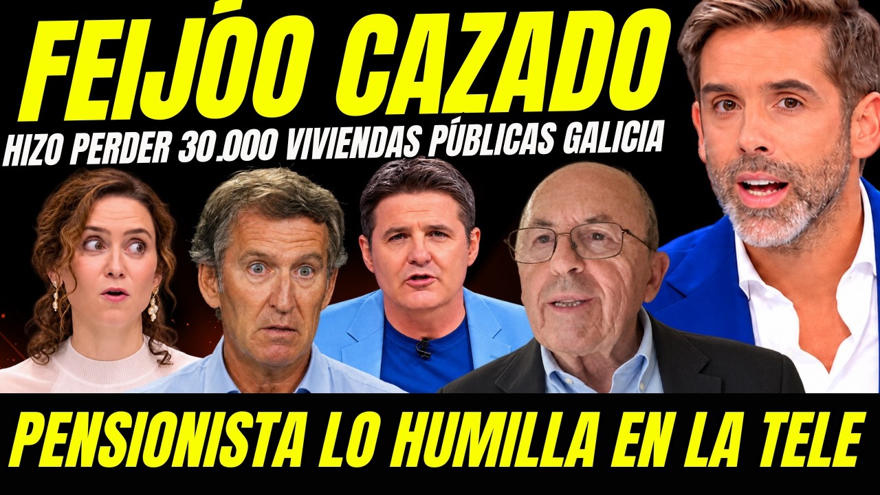 BOMBAZO "FEIJÓO HIZO PERDER 30.000 VIVIENDAS PÚBLICAS GALICIA" DESTAPAN PLAN PP PRIVATIZAR PENSIONES