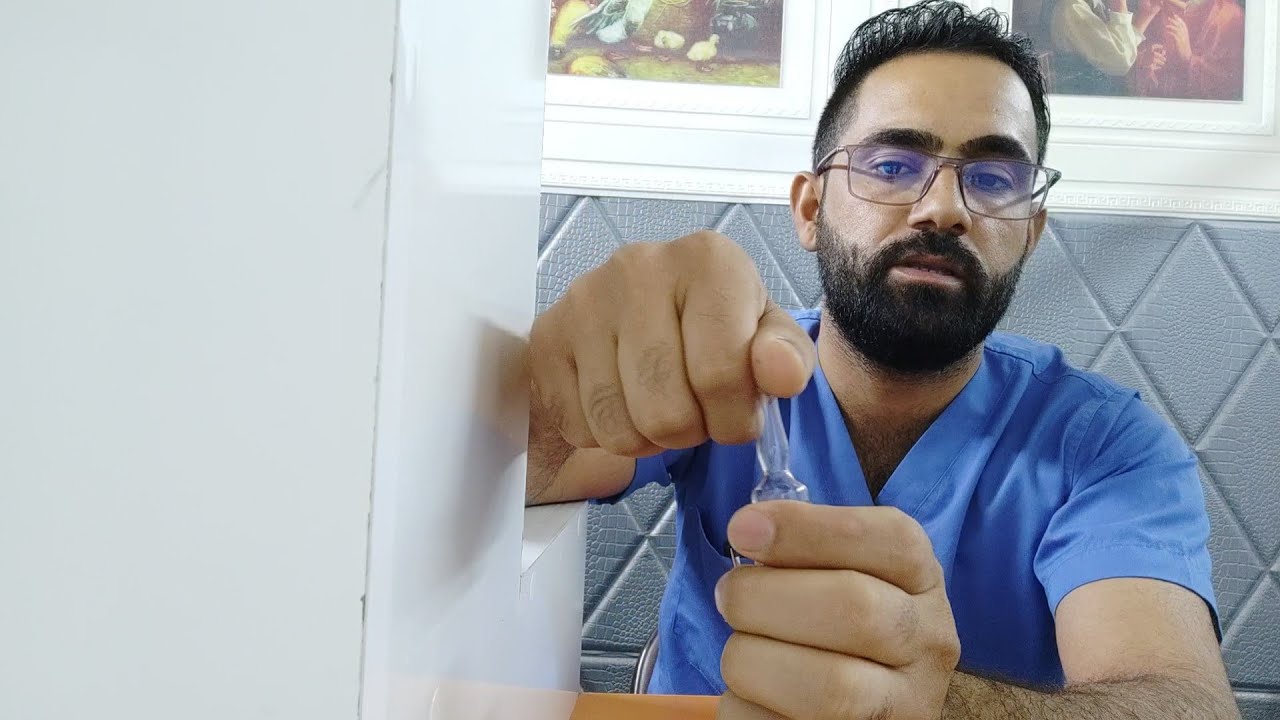 فتح الابر والامبول بطريقة صحيحة وبسيطة